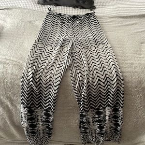 Black and white palazzo